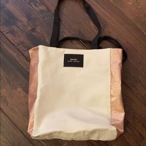 Marc Jacobs glitter cotton tote